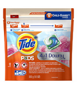 Tide PODS plus Downy Liquid Laundry Detergent Pacs April Fresh