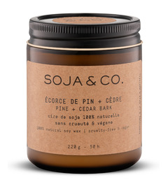 SOJA&CO. Soy Wax Candle Pine & Cedar Bark