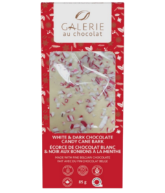 Galerie Au Chocolat White & Dark Chocolate Candy Cane Bark Bar