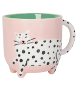 Tasse Now Conceptions Critter Chat à pois