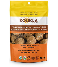 Koukla Delights Peanut Butter Bites with Chocolate Chips