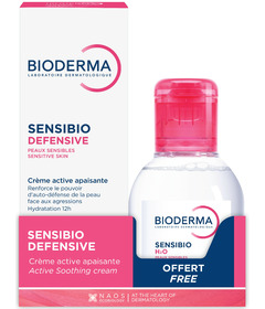 Bioderma Duo Sensibio Defensive Creme + H20 Micellar Water