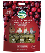 Oxbow Simple Rewards Small Animal Baked Treats Cranberry