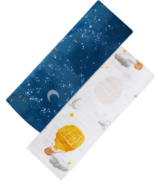 Malabar Baby Muslin Swaddle Gift Set Fly Me to the Moon