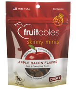 Friandises pour chiens Fruitables Skinny Minis Semi Moist Apple Bacon