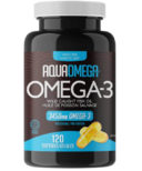 AquaOmega High EPA Omega-3 Fish Oil Softgels (en anglais)