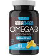 AquaOmega High EPA Omega-3 Fish Oil Softgels (en anglais)