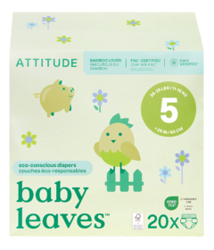 ATTITUDE Disposable Unscented Diapers