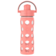Lifefactory 12oz Glass Water Bottle With Active Flip Cap & Silicone Sleeve - Desert Rose - View #12