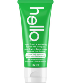 image of Hello Super Fresh Fluoride Free Toothpaste with sku:215654