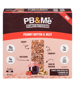 PB&Me Peanut Butter Bar Peanut Butter & Jelly