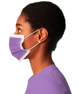 CANADAMASQ Disposable Procedure Earloop Face Mask Adult Lavender