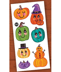 PiCO Temporary Tattoos The Pumpkins