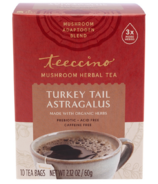 Teeccino Mushroom Tea Turkey Tail Astragalus