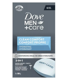 Dove Men+Care Body and Face Bar Clean Comfort