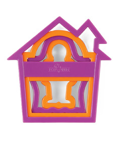 Fox Run Nesting Halloween Cookie Cutters Haunted House Set