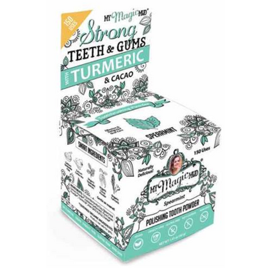 My Magic Mud Turmeric & Cacao Polishing Tooth Powder Spearmint My Magic Mud Turmeric & Cacao Polishing Tooth Powder Spearmint