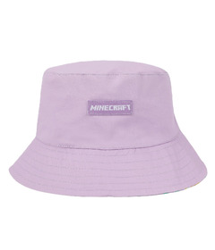Bioworld Minecraft Sleep Repeat Kids Reversible Bucket Hat