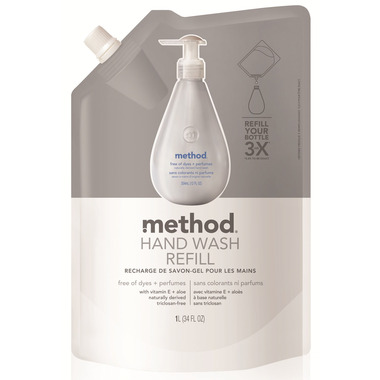 Method Gel Hand Wash Refill Free of Dyes + Perfumes Method Gel Hand Wash Refill Free of Dyes + Perfumes