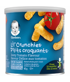 image of Gerber Graduates Lil' Crunchies Zest Tomato with sku:96033