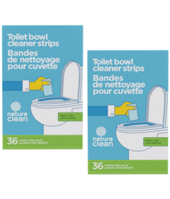 Nature Clean Plastic Free Toilet Bowl Cleaner Strips Bundle