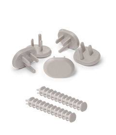 Ubbi Outlet Covers Set Taupe