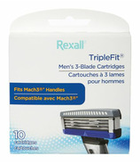 Rexall Men's 3-Blade Cartridges