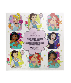 image of Mad Beauty Disney Princess Express Yourself Bath and Body Advent Calendar with sku:337335