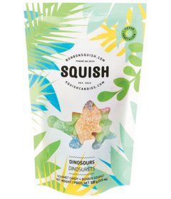 SQUISH Vegan Dinosours Gourmet Candy