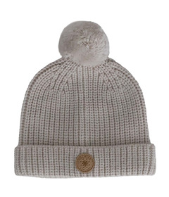 Calikids Knit Hat with PomPom Moon Beam