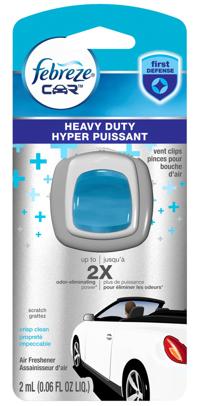 Buy Febreze Car Vent Clip Heavy Duty Crisp Clean Air Freshener at