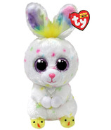 Ty Inc Beanie Boos Dusty White Bunny with Slippers