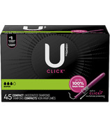 U by Kotex Click Compact Tampons Super Unscented