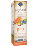 Garden of Life MyKind Organics Vitamin B-12 Organic Raspberry Spray