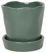 Now Designs Pot à plantes Heirloom Chroma Jade Small