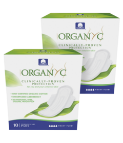 Organ(y)c 100% Organic Cotton Pads with Wings Bundle