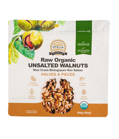 image of Otelia Raw Organic Unsalted Walnuts with sku:334659