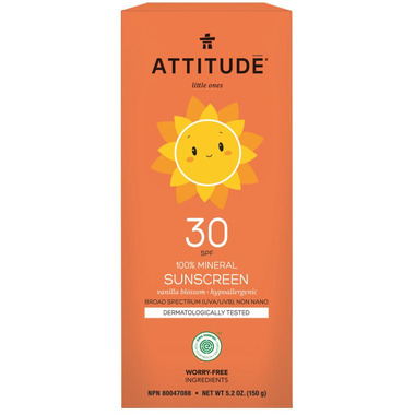 ATTITUDE Little Ones 100% Mineral Sunscreen Vanilla Blossom ATTITUDE Little Ones 100% Mineral Sunscreen Vanilla Blossom