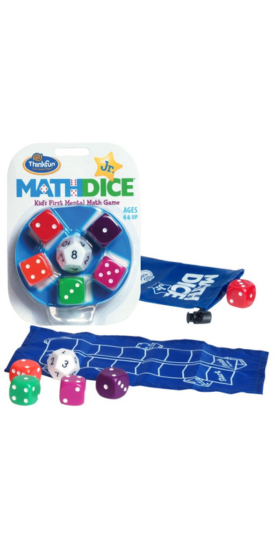 ThinkFun Math Dice Jr. 76327 - Gioco Matematico Per Bambini Dai 6 Anni, Impara Addizioni E Sottrazioni