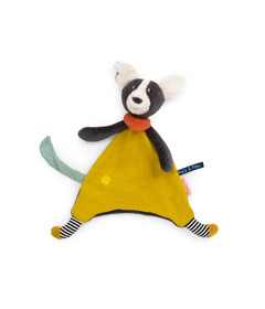 image of Moulin Roty Puce & Pilou Puce Yellow Cuddle Toy with sku:335815