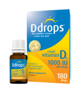 Ddrops Vitamine D3 liquide 1000 UI