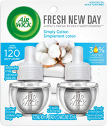 Air Wick Plug In Huile parfumée Fresh New Day Simply Cotton