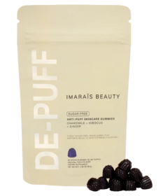 Imarais Beauty DE-PUFF Vegan Anti-Puff Skincare Gummies Peach