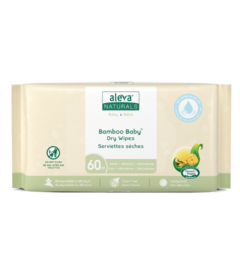 Aleva Naturals Bamboo Baby Dry Wipes