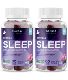 SUKU Vitamins Restful Sleep Blackberry Hibiscus Bundle