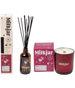 Milk Jar Candle Co. Holly Candle + Diffuser Bundle