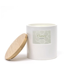 Green Ash Decor Ceramic Candle Clarity Patchouli, Bergamot & Cedarwood