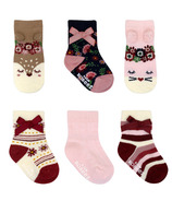 Robeez Infant Socks Pack Woodland Flowers