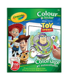 Crayola Colour & Sticker Book Toy Story