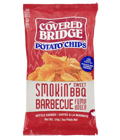Covered Bridge Kettle Cooked Potato Chips Smokin' Sweet BBQ